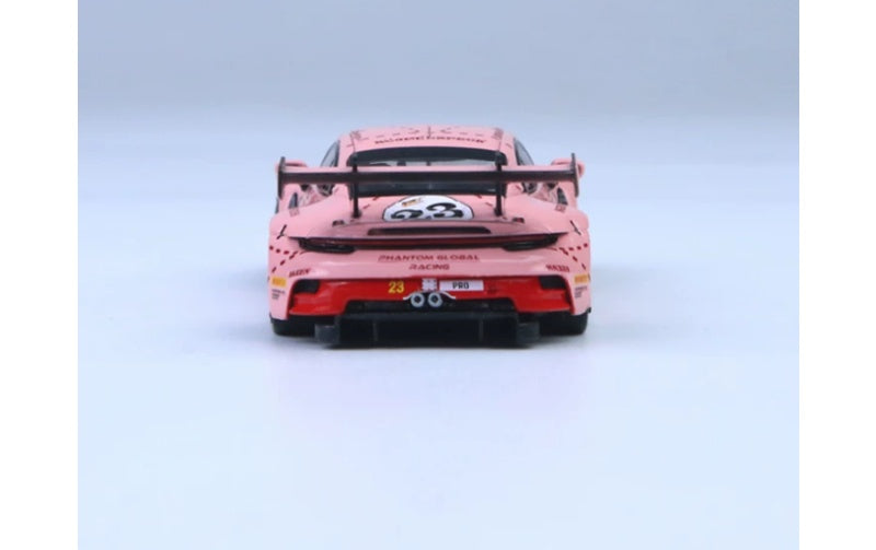 1:64 Porsche 911 GT3 R Pink Pig STAR RACE #23 DIECAST Model