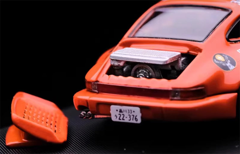 Master Porsche 911 930 Turbo Black Bird Deer head coating Limited Edition 799PCS ONLY 1:64 Car Pre-built Airliner Model Display view6
