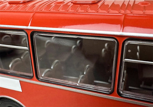 DEMPRICE Russian 695 Bus red 1:43 Bus Pre-built Model view2