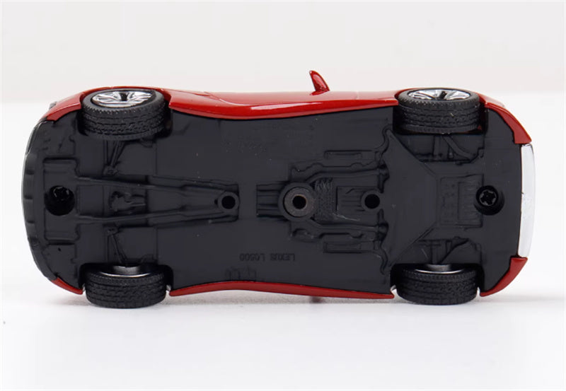 Almost Real Lexus LC500 2018 Radiant Red CL 1:64 Car Pre-built Airliner Model Display view7