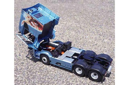 FOTON Auman Galaxy 9 Truck light blue 1:24 Truck Pre-built Airliner Model Display view2