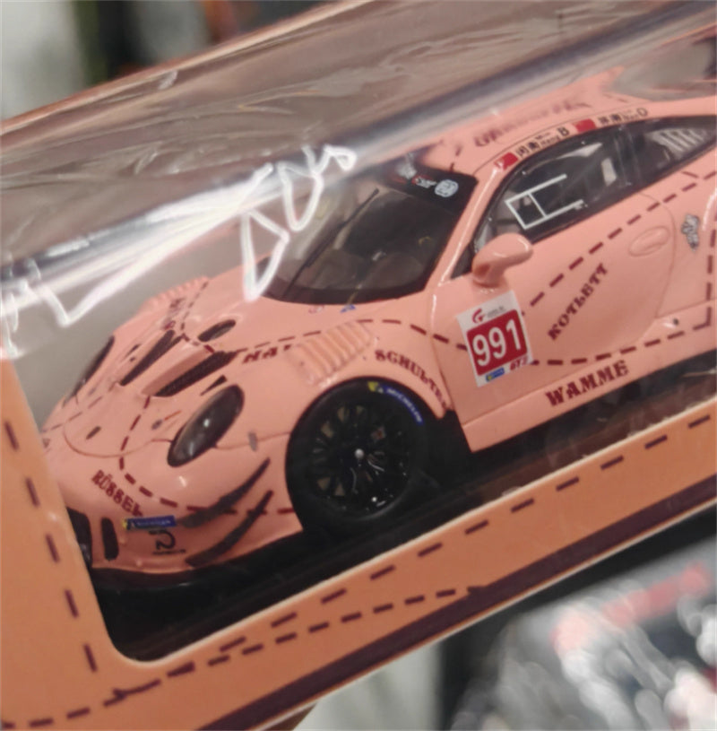 Spark Porsche 911 GT3R Limited Edition 1000PCS ONLY 1:43 Car Pre-built Model view9