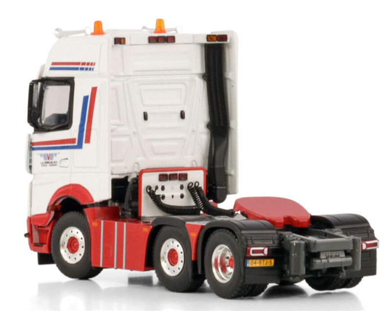 WSI ACTROS MP5 BIG SPACE 6X2 TWIN STEER L.A. Verkleij 1:50 Truck Pre-built Model