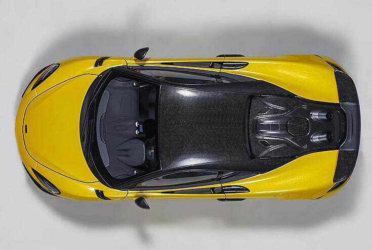 AUTOART McLaren 600LT sports car yellow 1:18car Pre-a Model