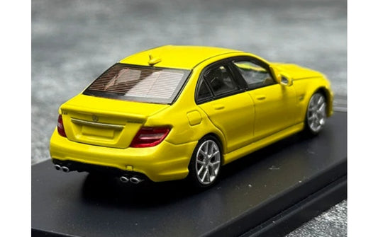 1:64 Mercedes-Benz C63 AMG W204 Yellow KING MODEL Limited Edition 799PCS ONLY DIECAST Model