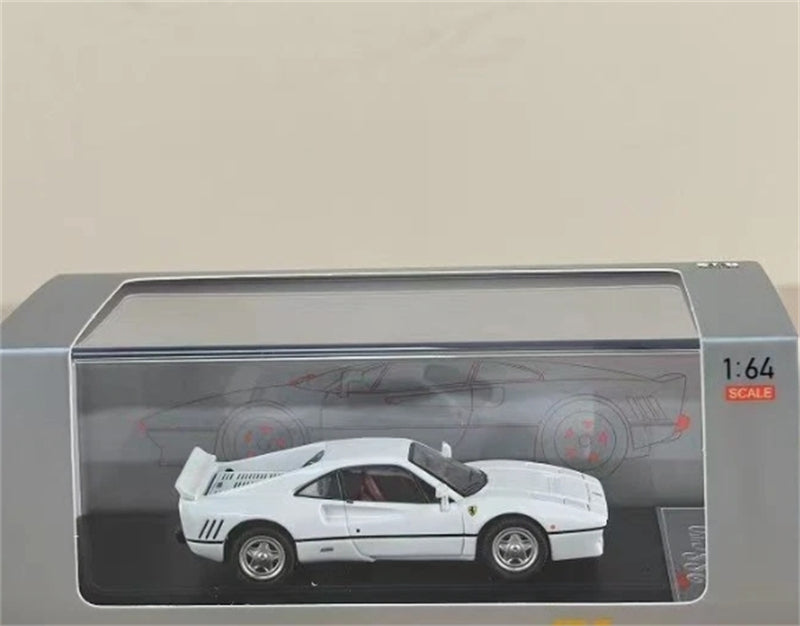 Hone Model Ferrari 288 GTO White Limited Edition 299PCS ONLY 1:64 car Pre-built Model view8