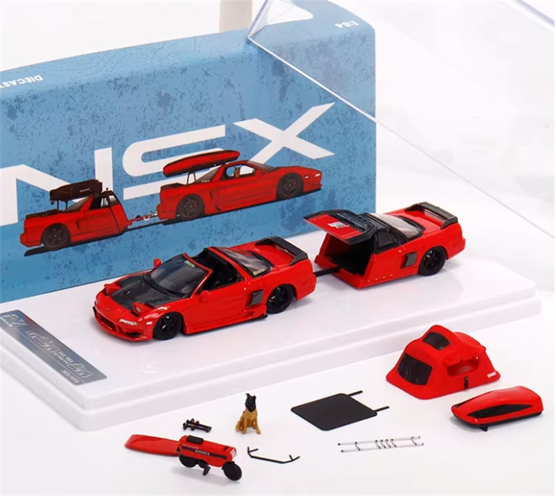 1:64 Honda Acura NSXTRA carbon fiber cover Limited Edition 499pcs ONLY Red Finclassically DIECAST Model
