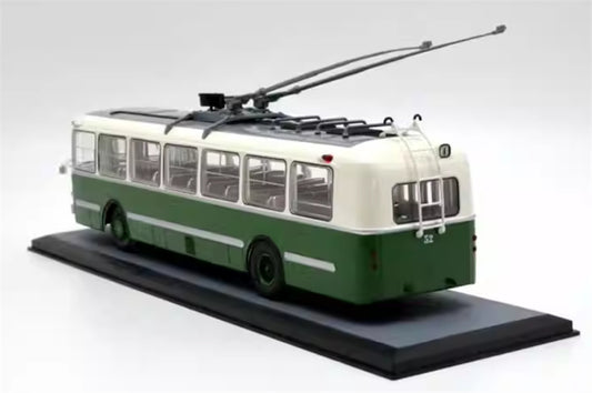 Demprice Russian ZIU-5 trolley bus green 1:43 Bus Pre-built Model view2