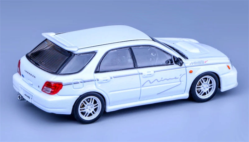 1:64 Subaru Impreza WRX STI 7th Generation Mines Wagon White Furuya DIECAST Model