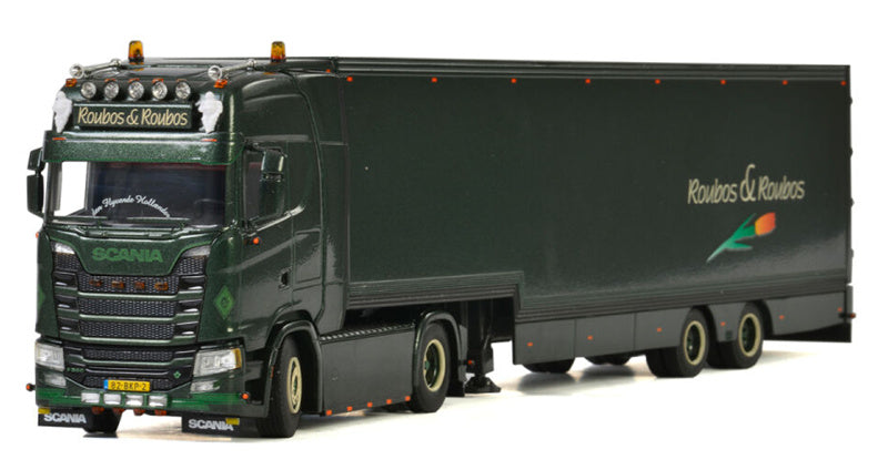 WSI SCANIA S CS20H 4x2 SEMI BOX Roubos & Roubos 1:50 Model