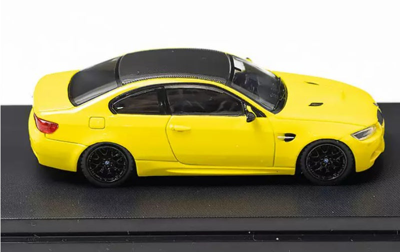 1:64 BMW M3 E92 Yellow Fine model Limited Edition 699PCS ONLY DIECAST Model