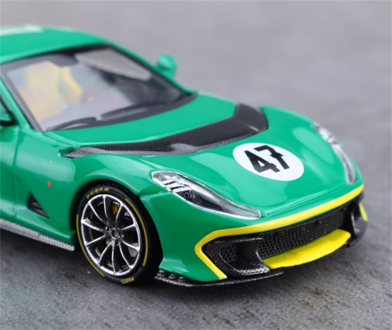 TOC Ferrari FE812C Coupe Sports BP GREEN #47 1:64 Car Pre-built Model