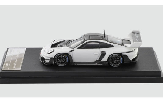 1:64 Porsche 911 992 GT3 R Rennsport White HKM Limited Edition 999PCS ONLY DIECAST Model