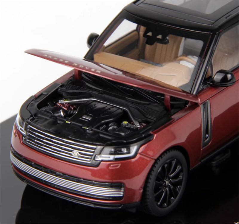 1:43 Land Rover Range Rover Honor Genesis 2022 Red - Black Top LCD MODELS Extended Edition DIECAST Car Model