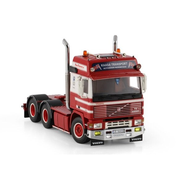 1:50 Volvo KAASA F12 GLOBETROTTER 6X2 WSI Red DIECAST Model