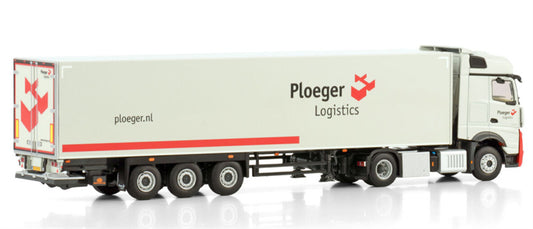 WSI ACTROS MP5 BIG SPACE 4X2 BOX Ploeger Logistics 1:50 Model