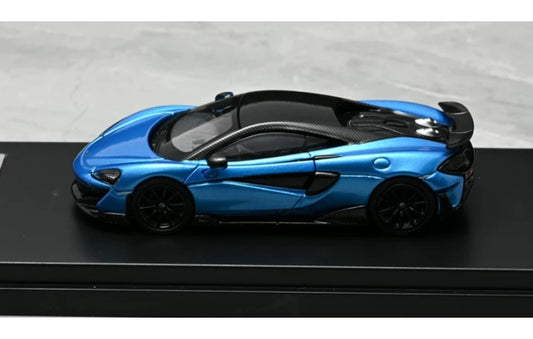 1:64 McLaren 600lt LCD Blue Diecast Model view2