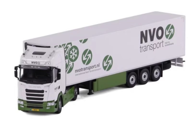 1:50 Scania NVO Transport BV S Reefer Trailer Cavallino Diecast Model view3