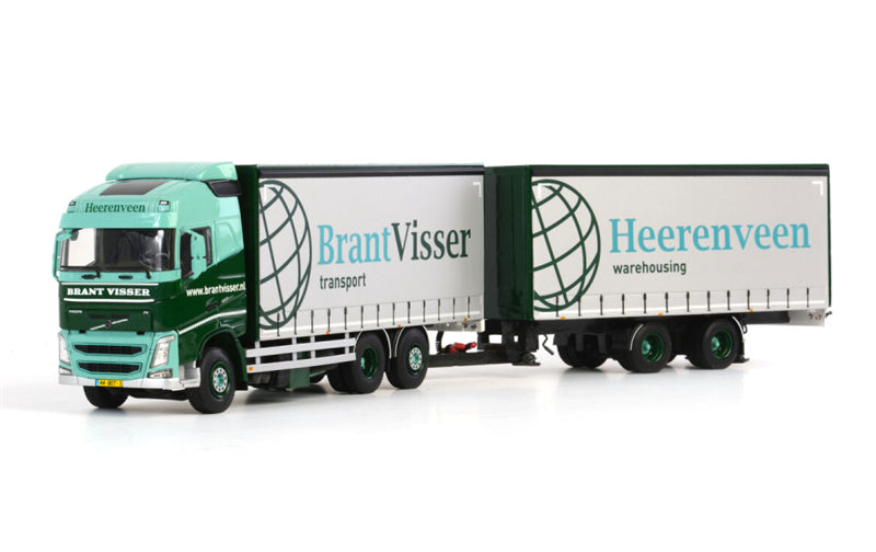 WSI Volvo FH4 Combi Curtainside Brant Visser Heerenveen 1:50 Truck Pre-built Model