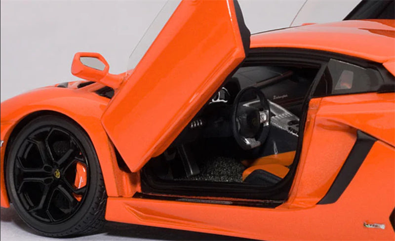 AUTOART Lamborghini LP700-4 supercar Orange fully open 1:43 Car Pre-built Model view10