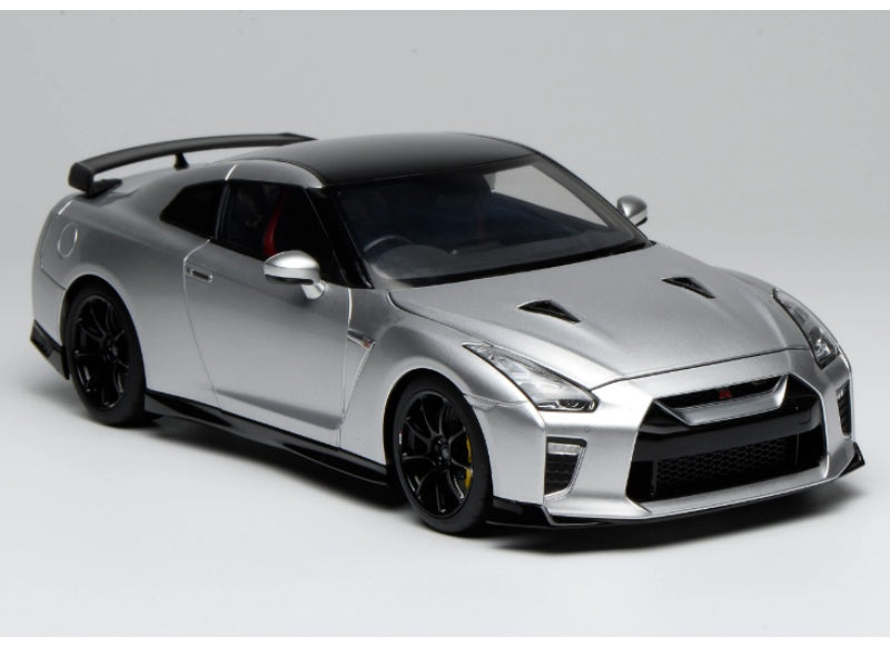 1:18 Nissan GT-R R35 Metal Silver Black Tail MOTORHELIX Limited Edition 599PCS ONLY DIECAST Model