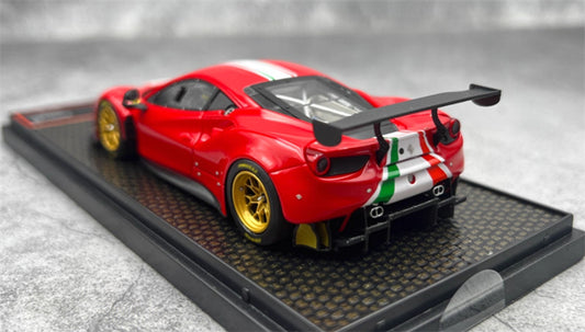 BBR MODELS Ferrari 488gt Modificata Rosso Corsa 322 red LTD 180PCS 1:43 Model view2