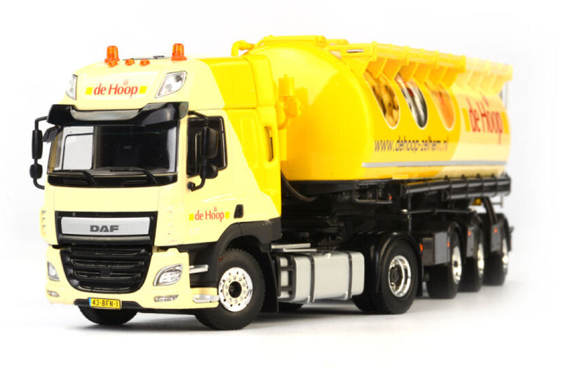 WSI DAF CF SC 4X2 BULKTRAILER De Hoop 1:50 Truck Pre-built Model