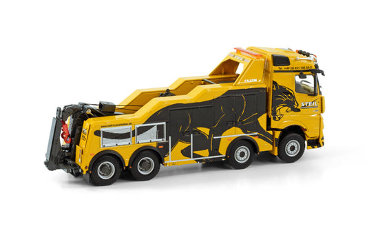 WSI MERCEDES BENZ AROCS MP4 STREAM SPACE 8X4 FALKOM Steil 1:50 DIECAST Truck