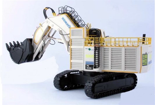 BYMO KOMATSU Excavator PC8000-6 Elektric with Shovel "South 32" 1:50 Truck Pre-a Model