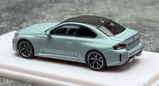 1:64 BMW M2 G87 Brooklyn Grey Howie Model DIECAST Civil Car Model