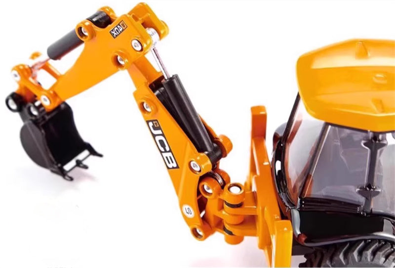 FLOZ JCB 4CX BAGGERLADER BACKHOE LOADER Limited Edition 1:50 Truck Pre-built Model