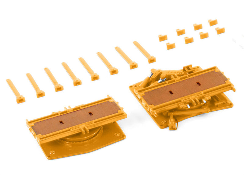 WSI SCHEUERLE INTER COMBI SET PARTS: TURNTABLE SET YELLOW Premium Line 1:50 Truck Pre-built Model