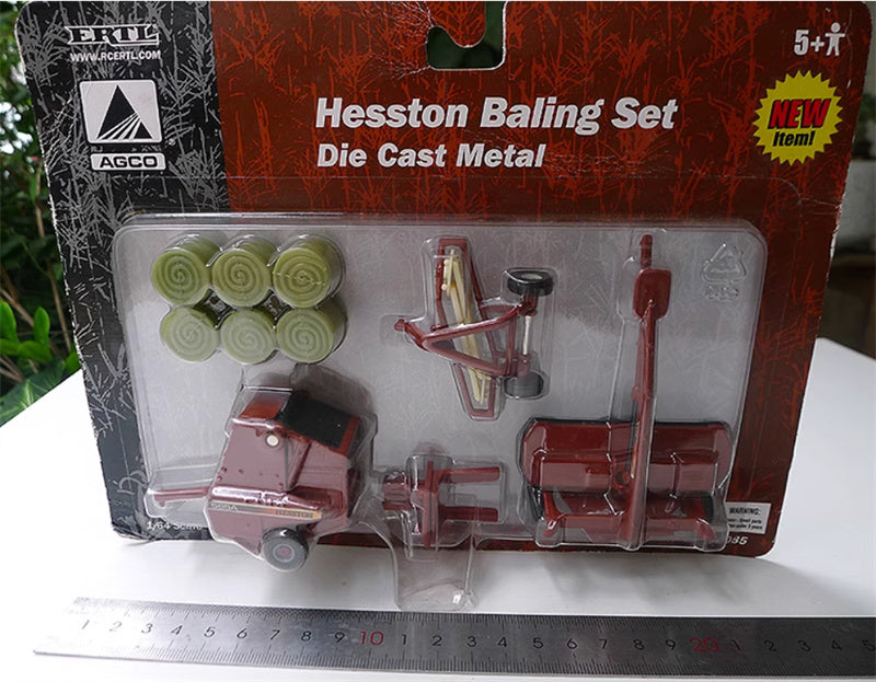 ERTL CASE Hesston Baling Set red 1:64 Truck Accessories Pre-built Model