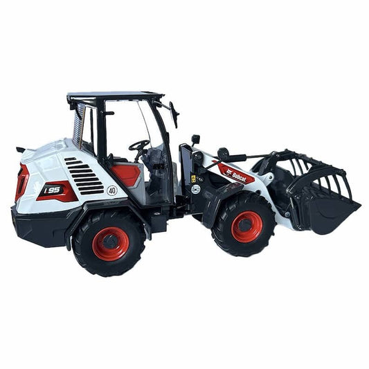 1:25 L95 Bobcat White Red Diecast Model