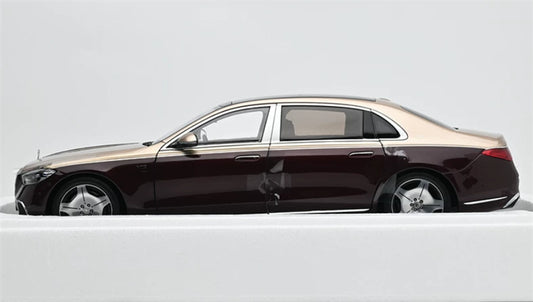 1:18 Mercedes Maybach S680 2021 red-gold Almost Real DIECAST Model