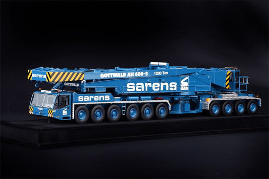 Sarens Gottwald AK 680-3 1200 Ton Crane 1:50 RESIN Truck Lorry