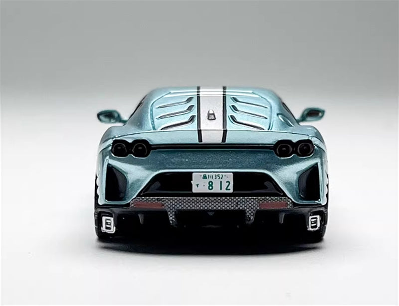 TOC Ferrari FE812C Coupe Sports CELEST MET 1:64 Car Pre-built Model