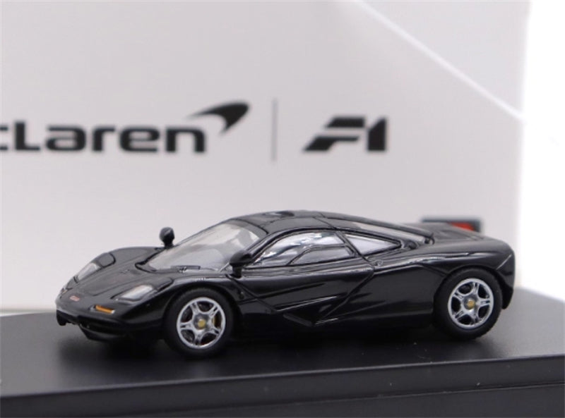 LCD-MODELS Mclaren F1 Super Car Midnight Black 1:64 car Pre-built Model view8