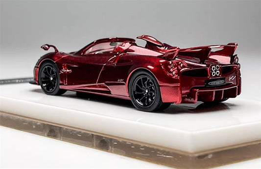 HH Model Pagani Huayra Tricolore Red carbon fiber - Convertible Edition 1:64 Car Pre-built Model view2