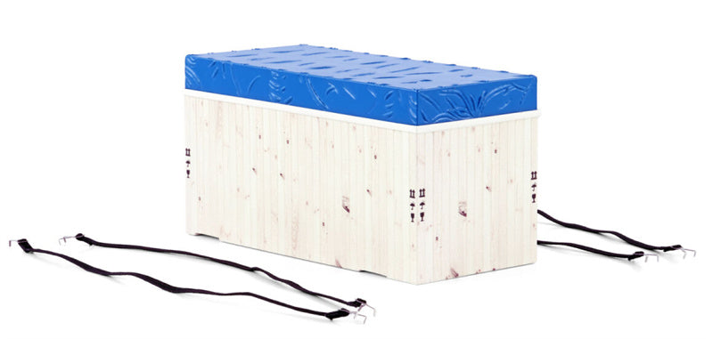 WSI HIGH WOODEN BOX WITH TOP SEAL WSI Loads 1:50 Truck Pre-built Model