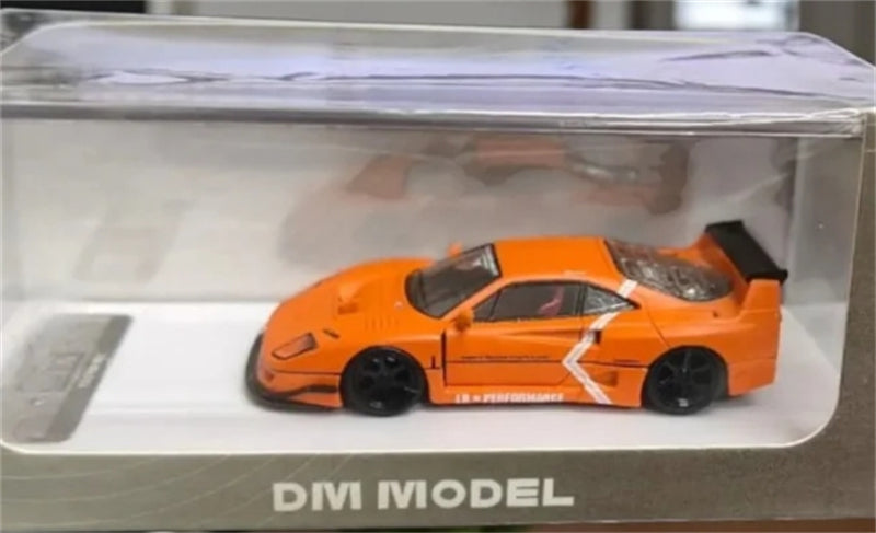 DM Model Ferrari F40 LB performance Orange Limited Edition 200PCS ONLY 1:64 car Pre-built Model view6