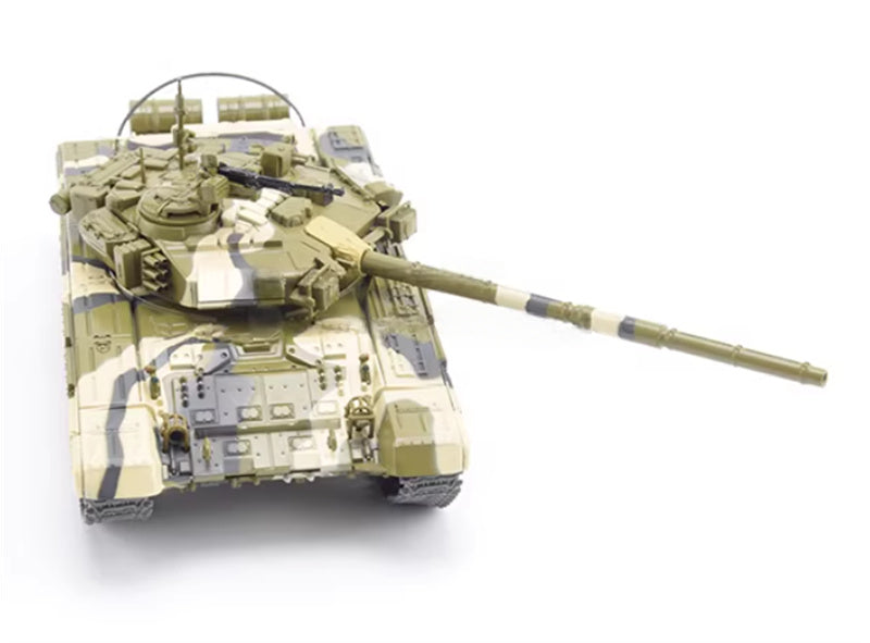 Modimio Soviet Russian Army 3rd Generation Main Battle Tank T-90 Syrian 1:43 Tank Pre-built Airliner Model Display view5