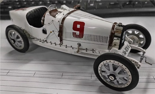 CMC Bugatti Typ 35 Grand Prix Nation Colour Project Deutschland #9 Limited Edition 800PCS ONLY 1:18 Car Pre-built Model view2