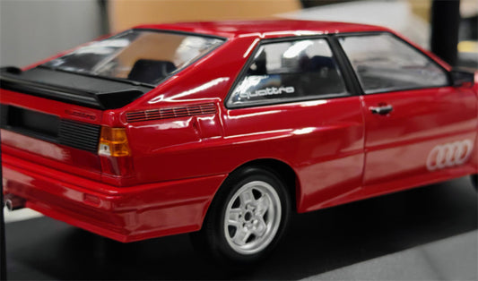 MINICHAMPS Audi Quattro red 1:18 Car Pre-built Model view2