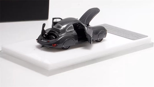 Oldtime Model Porsche Original TypE 64 1939 Metallic Gray 1:64 Car Pre-built Airliner Model Display view2