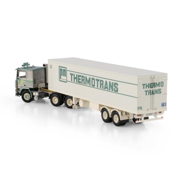 1:50 VOLVO P. NYHOLM F10 6X2 REEFER TRAILER 2 AXLE WSI DIECAST Model
