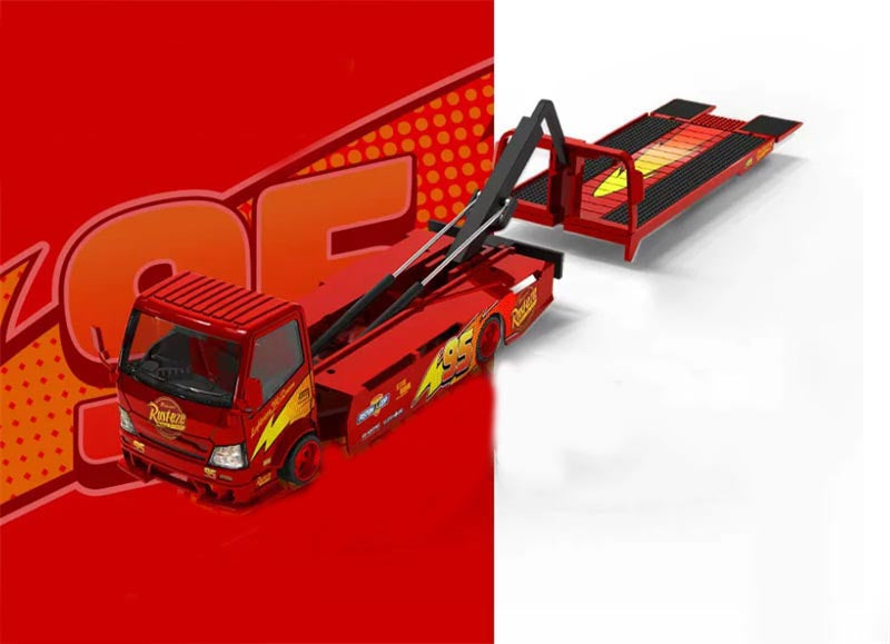 1:64 Hino H300 Red COOL.CAR Limited Edition 999PCS ONLY DIECAST Model