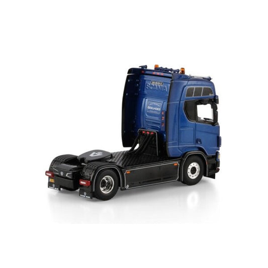 1:50 SCANIA GEELHOED R Highline CR20H 4X2 WSI Blue DIECAST Model