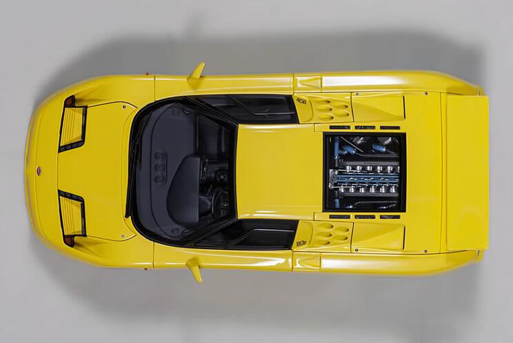 AUTOART BUGATTI EB110 SS yellow 1:18car Pre-a Model