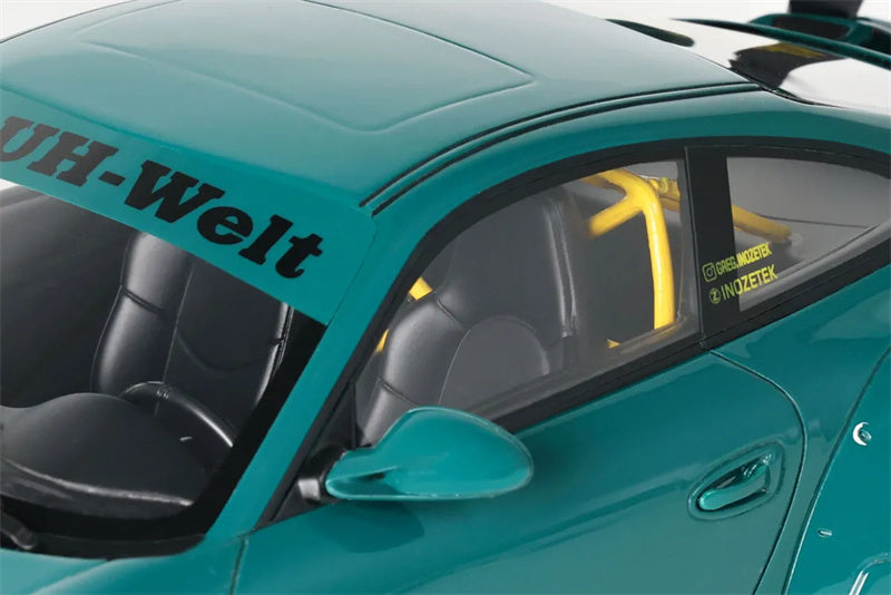 1:18 PORSCHE 911 997 RWB SYUNKASHUTO COUPE Green GT SPIRIT Limited Edition Resin Car Model